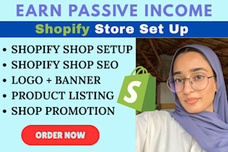 design shopify store, shopify website, shopify dropshipping store