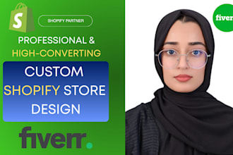 do shopify website design, redesign shopify store, ecommerce website