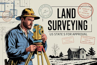 do US licensed land surveyor stamp for city permit approval