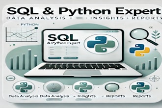 analyse your data and deliver insights using python, sql, and power bi