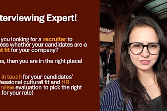 interview your candidates to suggest the right fit for your organisation