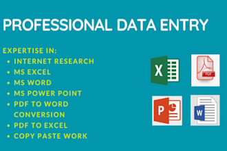 do fast accurate data entry