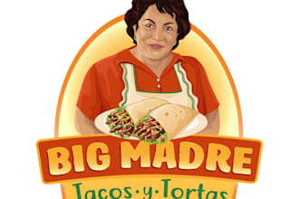 design unique taco restaurant logo