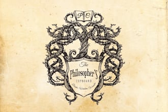 design philosopher cup board logo