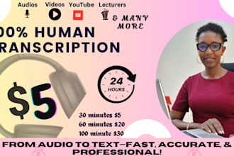 avail impeccable transcripts for any audio or video