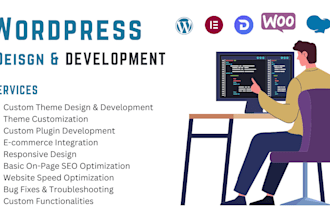 design, develop, redesign, revamp wordpress website