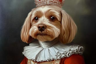do a custom renaissance royal pet portrait to oil painting