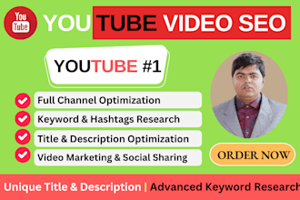 optimization your youtube video SEO and marketing