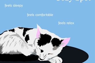 draw pet portrait into vector art