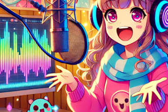 be voice actor for cartoon character animation female voice over video game