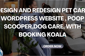 do poop scooper website,pet care junk removal with booking koala in wordpress