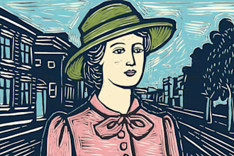 make a fantastic linocut illustration or linocut replica