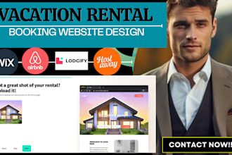 create hotel vacation rental booking website using logdify hostaway wix airbnb