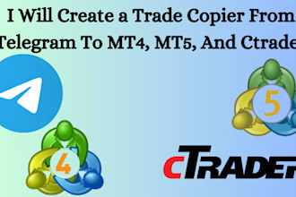 create a trade copier from telegram to mt4 mt5 and ctrader
