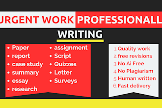 do case study analysis, apa paper, essay, summary urgently