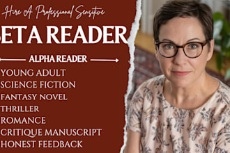 alpha or beta read fantasy sci fanfiction novel mystery thriller historical book