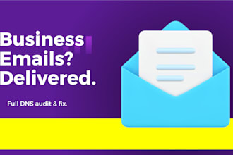 setup or fix your dns records, spf, dkim, mx, txt for your emails and website