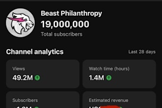 do massive organic youtube shoutout on millions subscribers and views