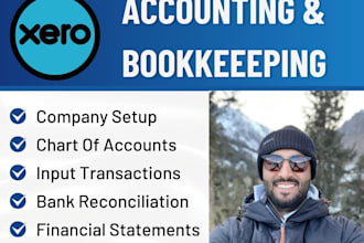 do xero bookkeeping and bank reconciliation on monthly
