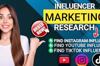 find the best instagram, youtube, and tiktok influencer list