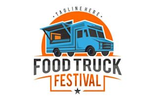 make truck restaurant cafe or coffee shop logo