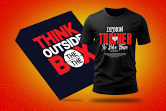 design custom typography t shirt and graphic t shirt