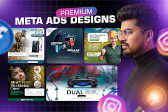 design meta facebook ad creatives and instagram posts