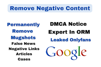 remove permanently mugshots delete negative links articles cases news on google