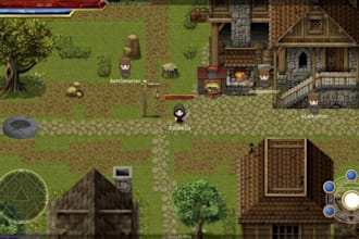 build 2d,3d rpg game maker,battle sprite,godot game,dungeon map, prototype, p2e