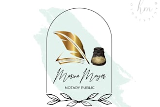 crate notary, accounting, consultancy, business logo