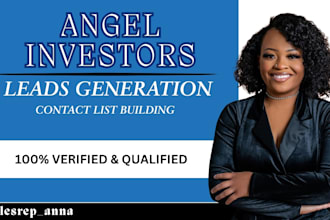 provide verified investor leads angel investor leads contact list building