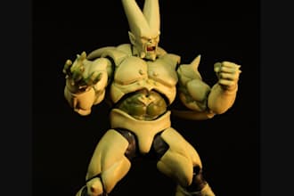 sculpt 3d action figure, 3d articulation, 3d creature model bjd doll print, stl