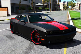 create gta 3d car model, 3d car rendering, 3d vehicle, zmodeler,fivem car, gta v