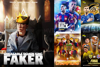 design sport and esport poster, schedule, banner in a 1 day