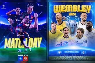 design sport and esport poster, schedule, banner and flyer