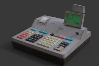 do 3d game props modeling for your game