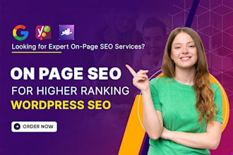 provide expert onpage SEO services for higher ranking