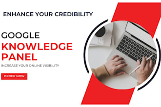 do a verified or smart google knowledge panel for visibility and credibility