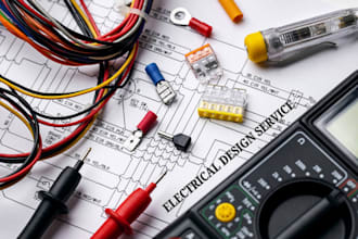 provide electrical lighting plan, load calculations, and single line diagrams