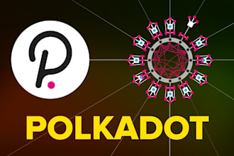develop 2 layer blockchain,cosmwasm token, polkadot or substrate,cosmos sdk,evm