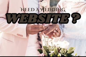 make a personalised wedding invitation website