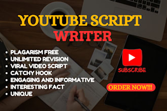 research and write a youtube video or movie script as scriptwriter scriptwriting