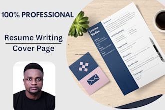 write and give professional upgrade of your CV, cover page