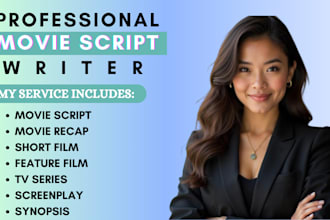 ghostwrite edit your movie script screenplay feature film tv series short film