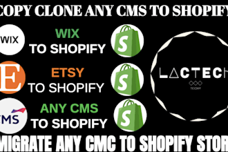 migrate to shopify copy clone website shopify store migration any cms to shopify