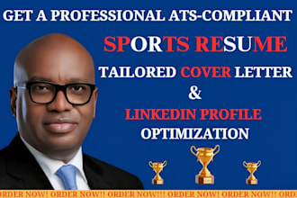 write sport coaching, sport commentary, sport analysis, and management resume
