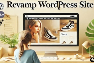 customize, copy, clone or revamp wordpress website