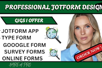 create responsive jotform type form google form online form survey cognito form