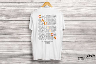 design custom minimalist typography t shirt and logo