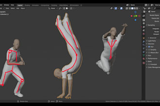 do 3d character rigging in blender, rigify rig, mixamo rig, auto rig pro